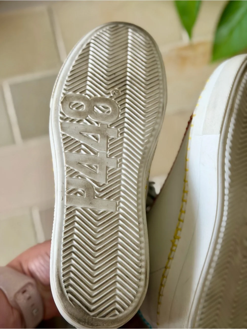 P448 Women's Thea Whip Stitch Low Top Platform Sneakers - 36 - Picture 11 of 13